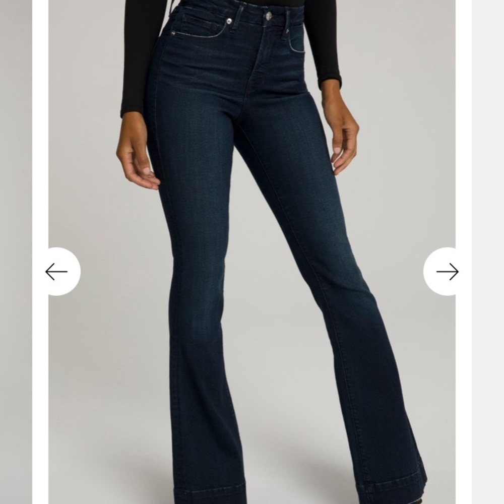 Good American ‘Good Flare’ Sz 27/4. Worn twice.